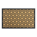 Acadia Faux Coir Doormat - Hexagon