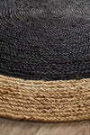 Emma Black Round Rug | Eco-Friendly Rugs Belrose | Rugs 'N' Timber Floors