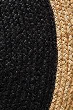 Emma Black Round Rug | Eco-Friendly Rugs Belrose | Rugs 'N' Timber Floors