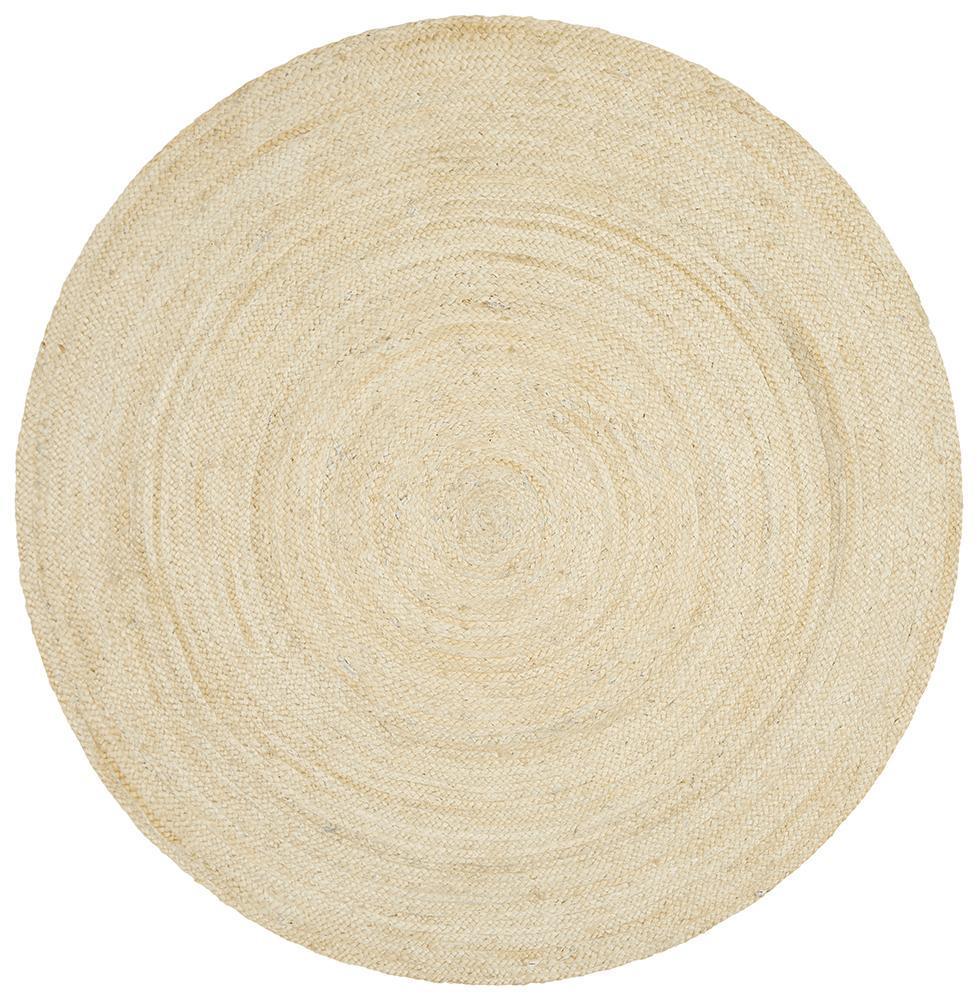 Emma Bleached Round Rug | Eco-Friendly Rugs Belrose | Rugs 'N' Timber Floors