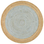 Emma Blue Round Rug | Eco-Friendly Rugs Belrose | Rugs 'N' Timber Floors