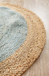 Emma Blue Round Rug | Eco-Friendly Rugs Belrose | Rugs 'N' Timber Floors