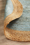 Emma Blue Round Rug | Eco-Friendly Rugs Belrose | Rugs 'N' Timber Floors