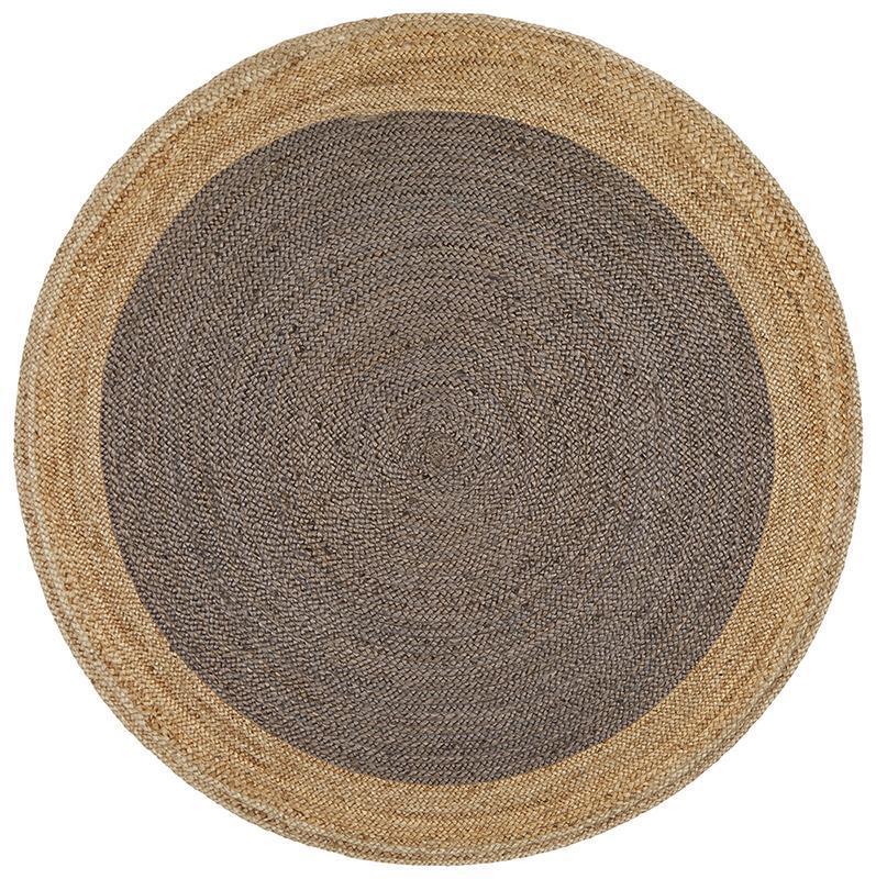 Emma Grey Round Rug | Eco-Friendly Rugs Belrose | Rugs 'N' Timber Floors