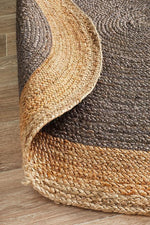 Emma Grey Round Rug | Eco-Friendly Rugs Belrose | Rugs 'N' Timber Floors