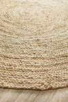 Emma Natural Round Rug | Eco-Friendly Rugs Belrose | Rugs 'N' Timber Floors