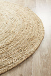 Emma Natural Round Rug | Eco-Friendly Rugs Belrose | Rugs 'N' Timber Floors