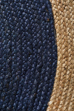 Emma Navy Round Rug | Eco-Friendly Rugs Belrose | Rugs 'N' Timber Floors