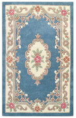 Rose Avolon Blue Rug | Wool Rugs Belrose | Rugs N Timber