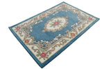 Rose Avolon Blue Rug | Wool Rugs Belrose | Rugs N Timber