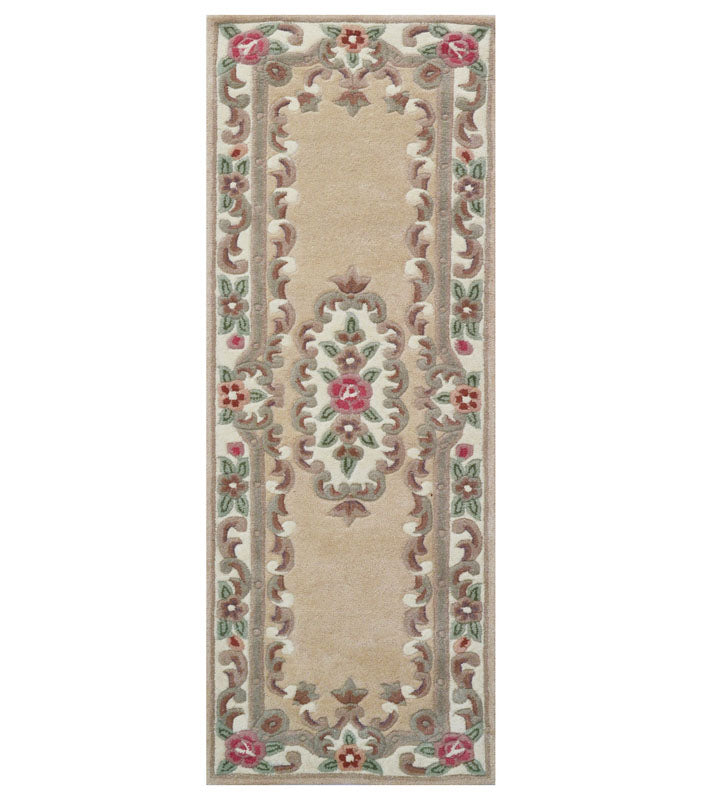 Rose Avolon Beige Runner | Wool Rugs Belrose | Rugs N Timber