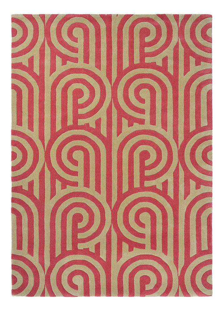 Turnabouts Claret Rug | Florence Broadhurst Designer Rugs Belrose | Rugs 'N' Timber