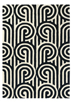 Turnabouts Black Rug | Florence Broadhurst Designer Rugs Belrose | Rugs 'N' Timber