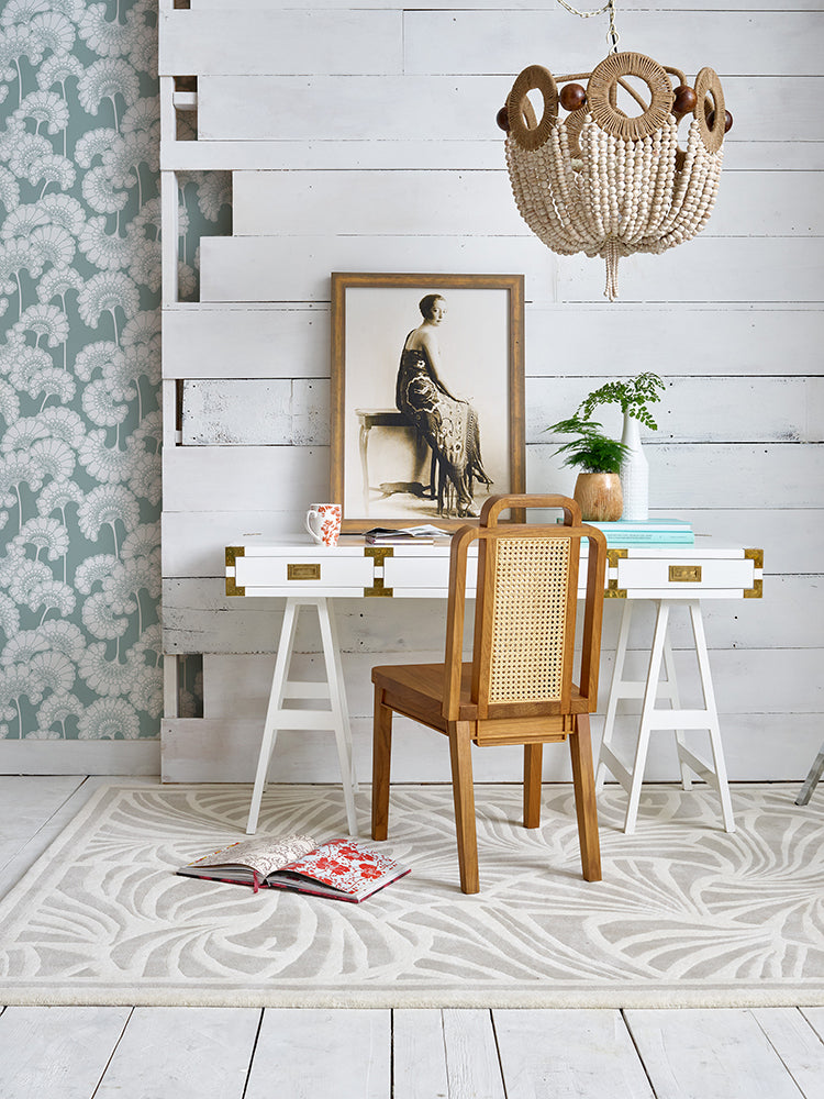 Japanese Fans Ivory Rug | Florence Broadhurst Designer Rugs Belrose | Rugs 'N' Timber