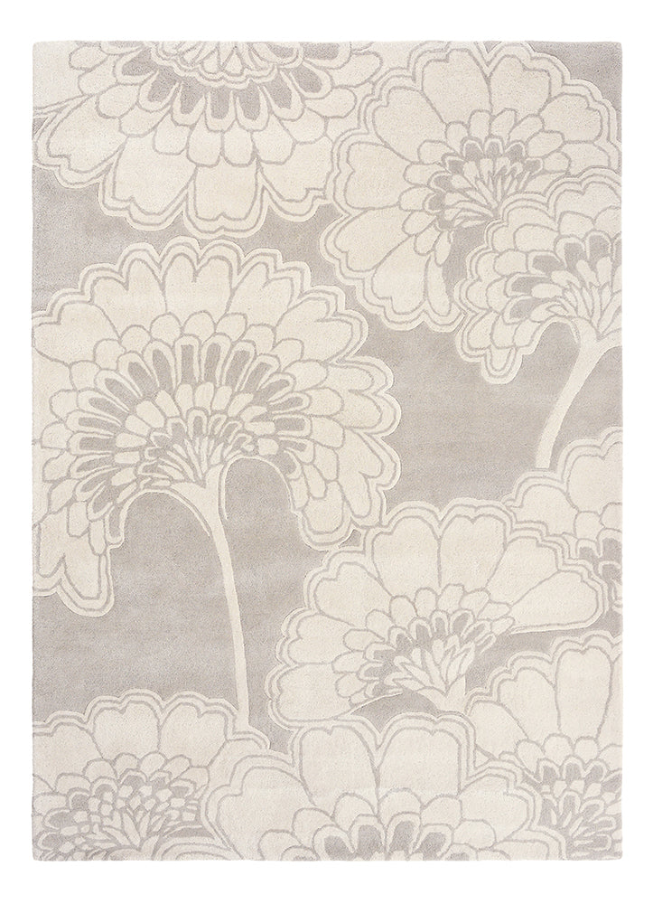 Japanese Floral Oyster Rug | Florence Broadhurst Designer Rugs Belrose | Rugs 'N' Timber