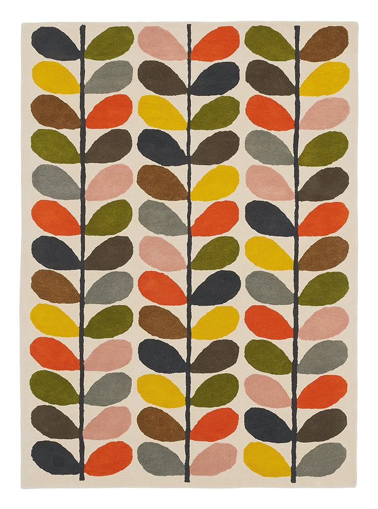 Classic Stem Multi Rug | Orla Kiely Designer Rugs Belrose | Rugs 'N' Timber