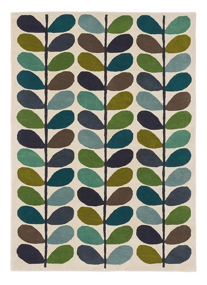 Stem Kingfisher Rug | Orla Kiely Designer Rugs Belrose | Rugs 'N' Timber