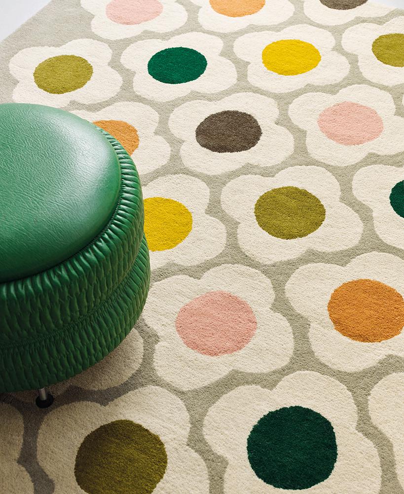 Spot Flower Multi Rug | Orla Kiely Designer Rugs Belrose | Rugs 'N' Timber