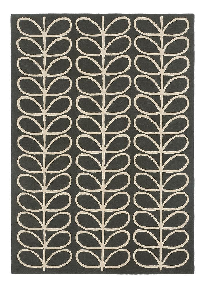 Linear Stem Slate Rug | Orla Kiely Designer Rugs Belrose | Rugs 'N' Timber