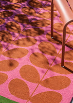 Solid Stem Paprika Outdoor Rug | Orla Kiely Designer Rugs Belrose | Rugs 'N' Timber