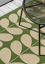 Solid Stem Basil Outdoor Rug | Orla Kiely Designer Rugs Belrose | Rugs 'N' Timber