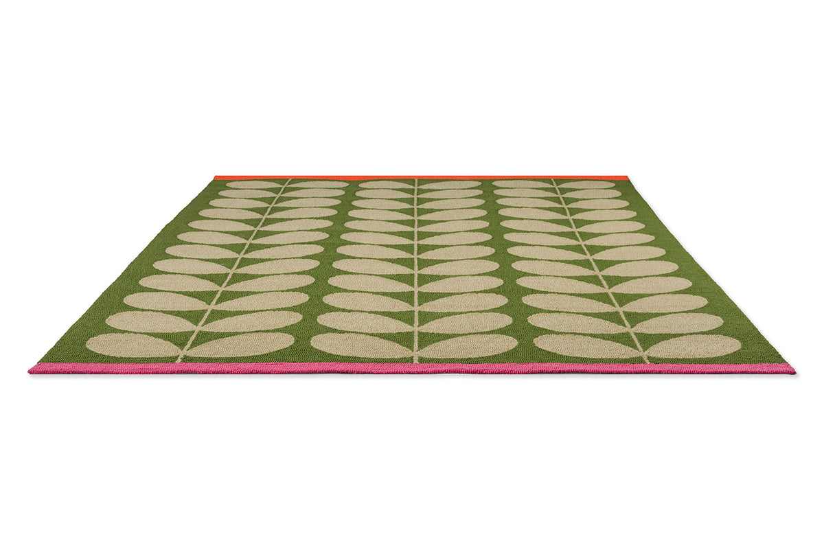 Solid Stem Basil Outdoor Rug | Orla Kiely Designer Rugs Belrose | Rugs 'N' Timber