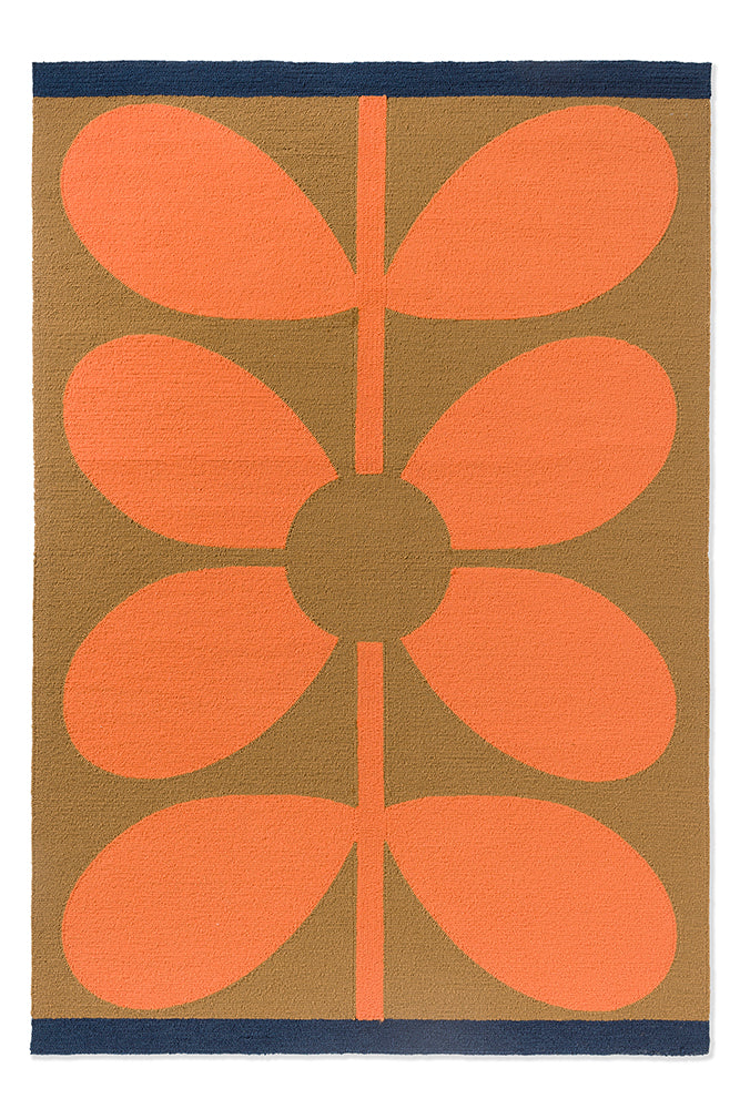 Giant Sixties Stem Tomato Rug | Orla Kiely Designer Rugs Belrose | Rugs 'N' Timber