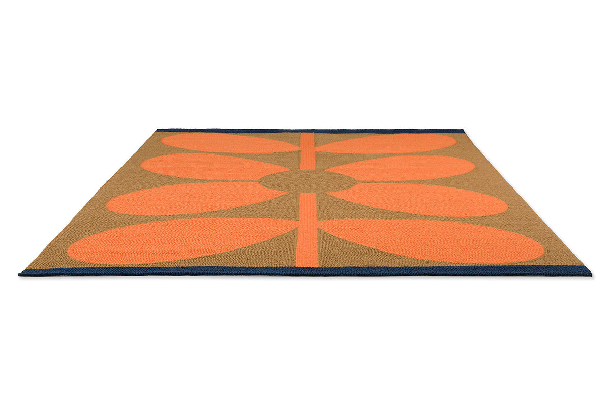 Giant Sixties Stem Tomato Rug | Orla Kiely Designer Rugs Belrose | Rugs 'N' Timber