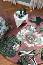 Waterlily Dusty Rose Wool Rug | Wedgwood Designer Rugs Belrose | Rugs 'N' Timber