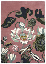 Waterlily Dusty Rose Wool Rug | Wedgwood Designer Rugs Belrose | Rugs 'N' Timber