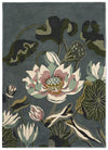 Waterlily Midnight Pond Wool Rug | Wedgwood Designer Rugs Belrose | Rugs 'N' Timber