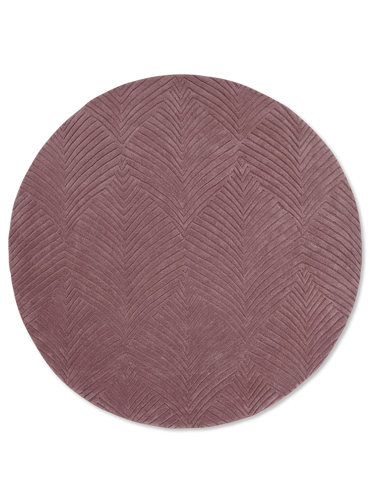 Waterlily Folia Mink Round Rug | Wedgwood Designer Rugs Belrose | Rugs 'N' Timber