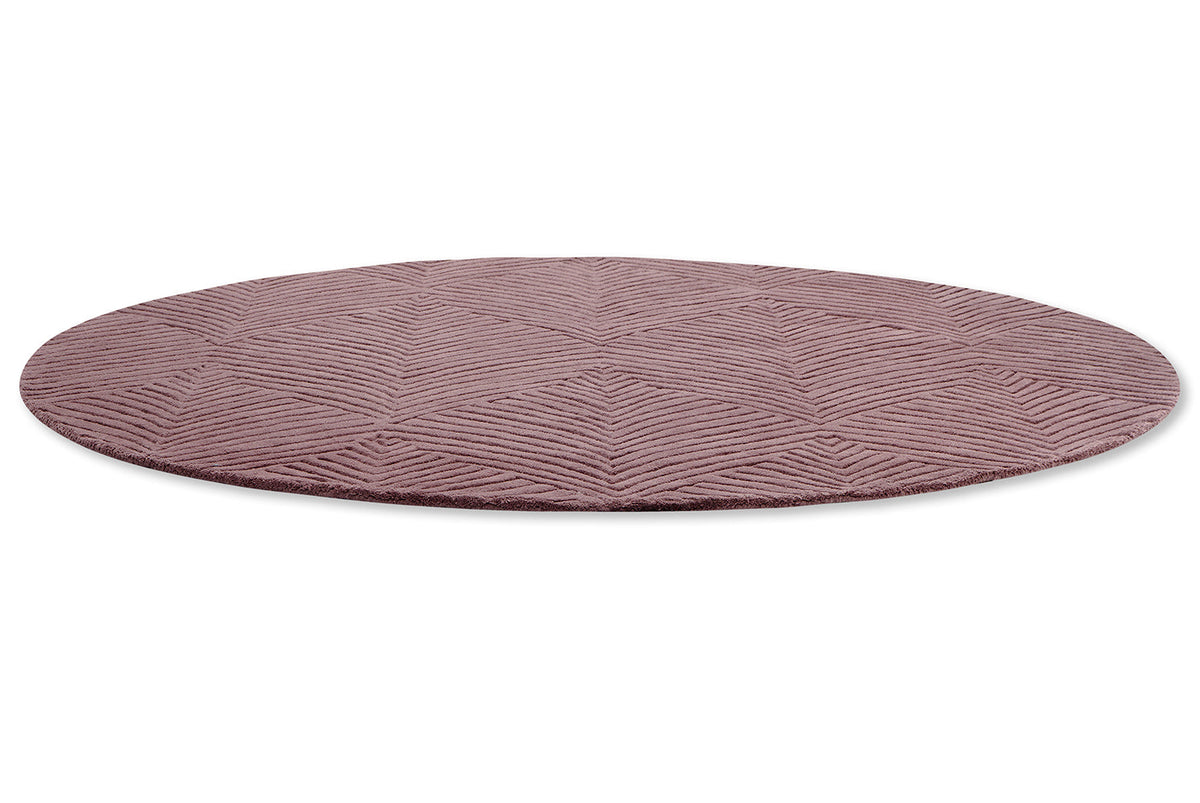 Waterlily Folia Mink Round Rug | Wedgwood Designer Rugs Belrose | Rugs 'N' Timber