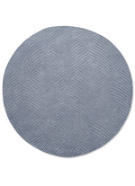 Waterlily Folia Cool Grey Round Rug | Wedgwood Designer Rugs Belrose | Rugs 'N' Timber