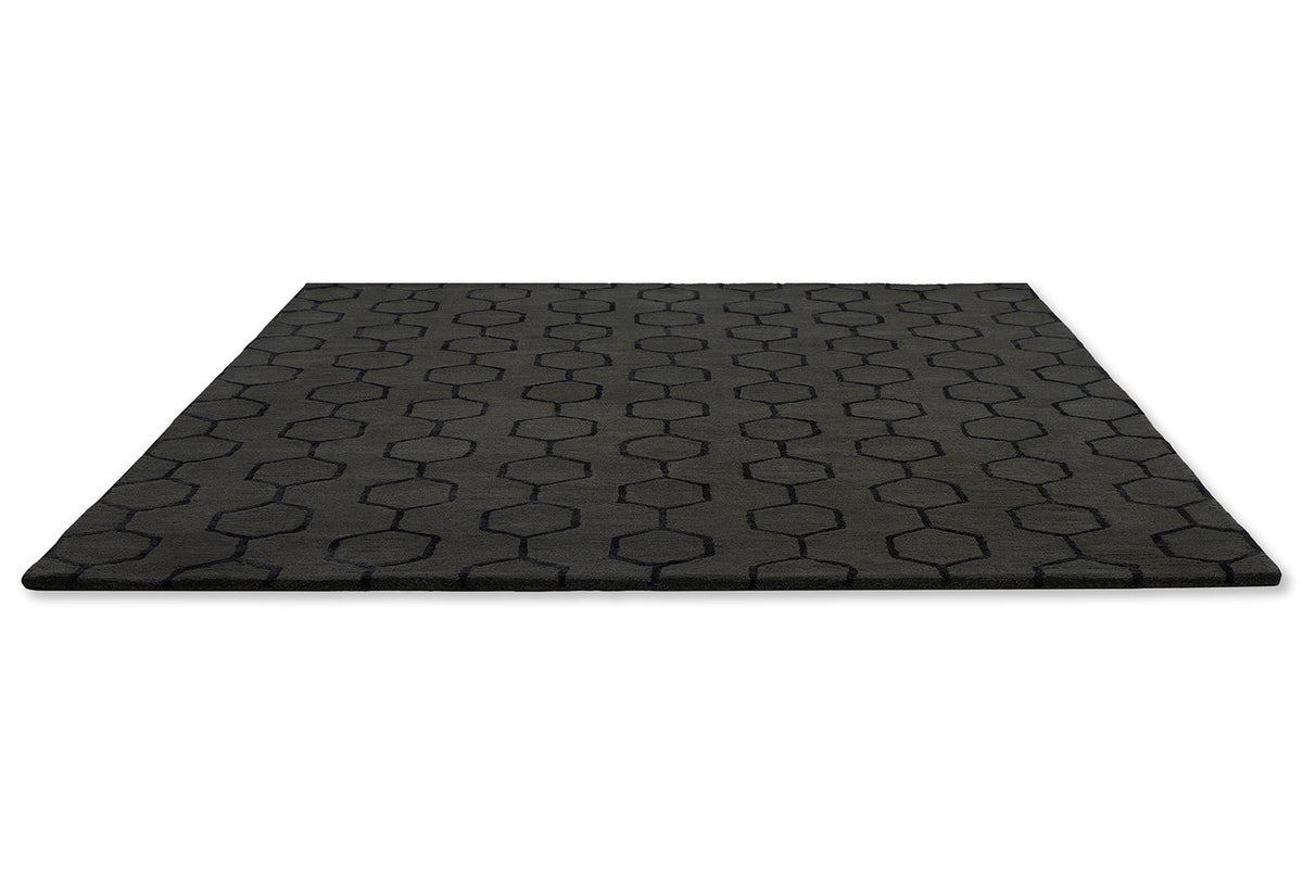 Gio Noir Wool Rug | Wedgwood Designer Rugs Belrose | Rugs 'N' Timber