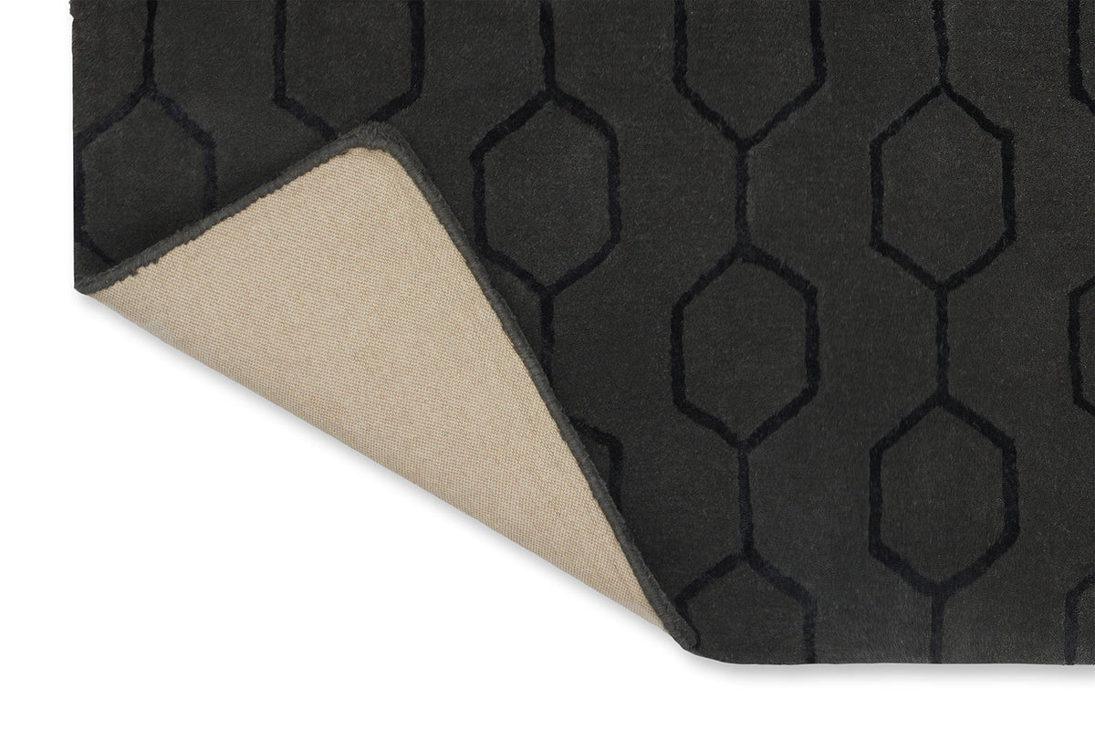 Gio Noir Wool Rug | Wedgwood Designer Rugs Belrose | Rugs 'N' Timber