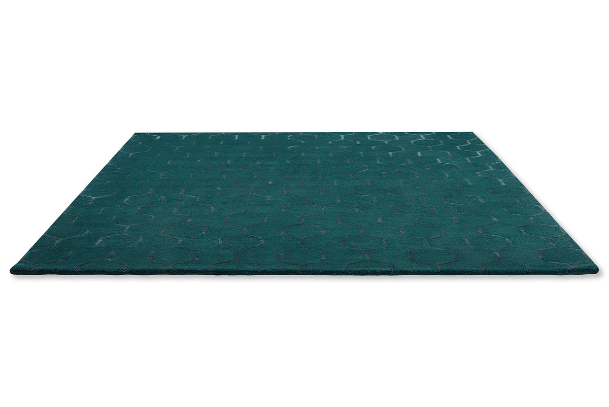 Gio Teal Wool Rug | Wedgwood Designer Rugs Belrose | Rugs 'N' Timber