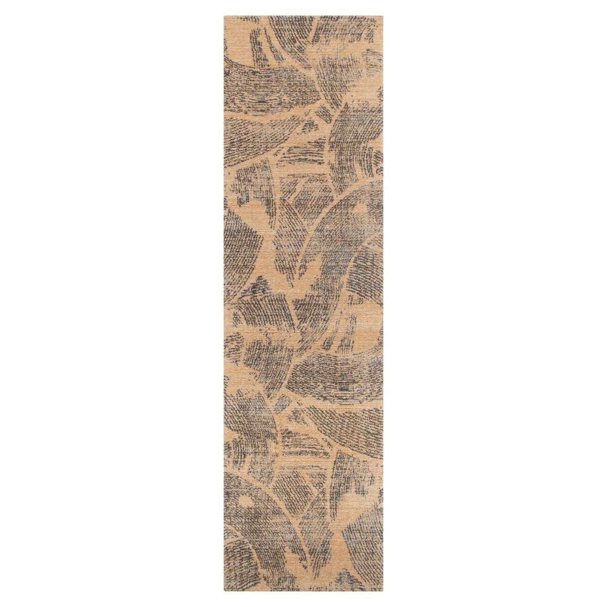 Santana Sand Comb Gold Runner | Modern Rugs Belrose | Rugs N Timber