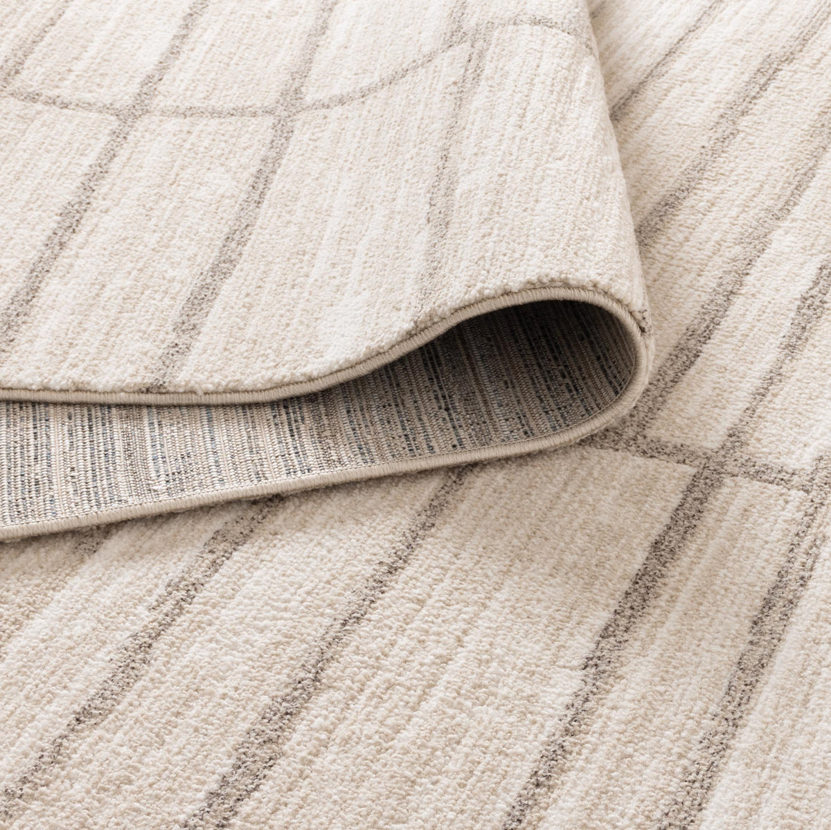 Santana Stripes Cream Runner | Modern Rugs Belrose | Rugs N Timber