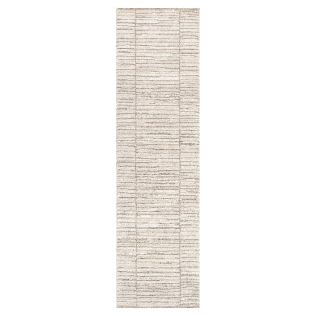 Santana Stripes Cream Runner | Modern Rugs Belrose | Rugs N Timber