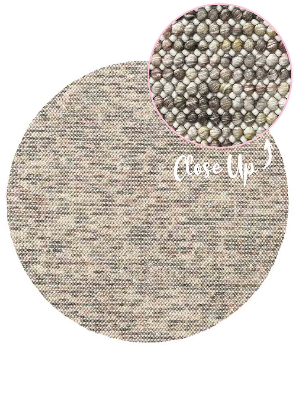 Somersby Spice Round Rug | Wool Rugs Belrose | Rugs N Timber