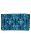 Bloom Blue Coir Doormat | Bonnie and Neil Stockist Belrose | Rugs N Timber