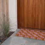 Mallow Pink Coir Doormat | Bonnie and Neil Stockist Belrose | Rugs N Timber