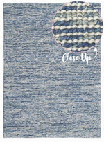 Hamilton Ocean Blue Rug | Wool Rugs Belrose | Rugs N Timber