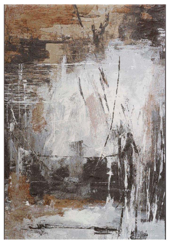 Willoughby Umber Abstract Rug | Modern Rugs Belrose | Rugs 'N' Timber