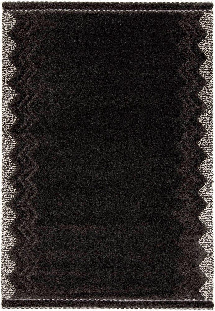 Bilgola Black Herringbone Rug | Modern Rugs Belrose | Rugs N Timber