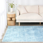 Gloria Aquamarine Blue Rug | Washable Rugs Belrose | Rugs N Timber