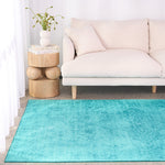 Gloria Topaz Blue Rug | Washable Rugs Belrose | Rugs N Timber