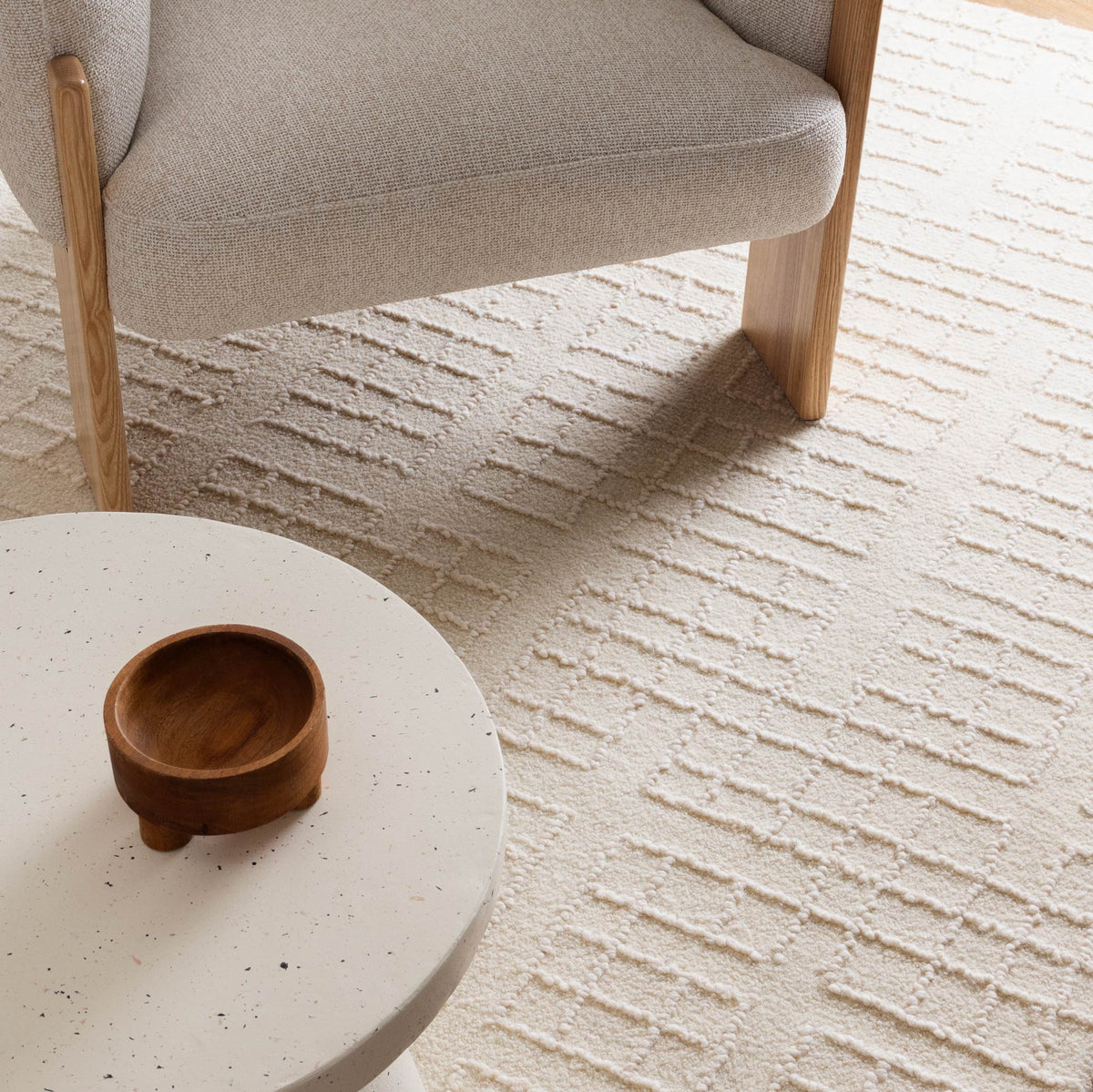 Toluca Ivory Rug | Wool Rugs Belrose | Rugs N Timber