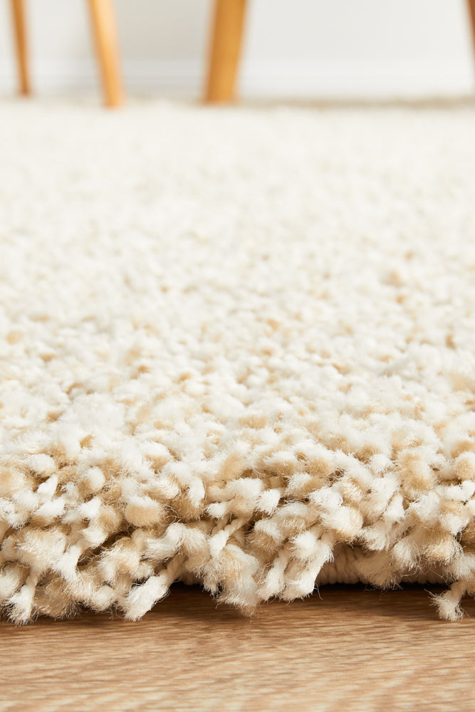 Frida Cream Rug | Shaggy Rugs Belrose | Rugs N Timber